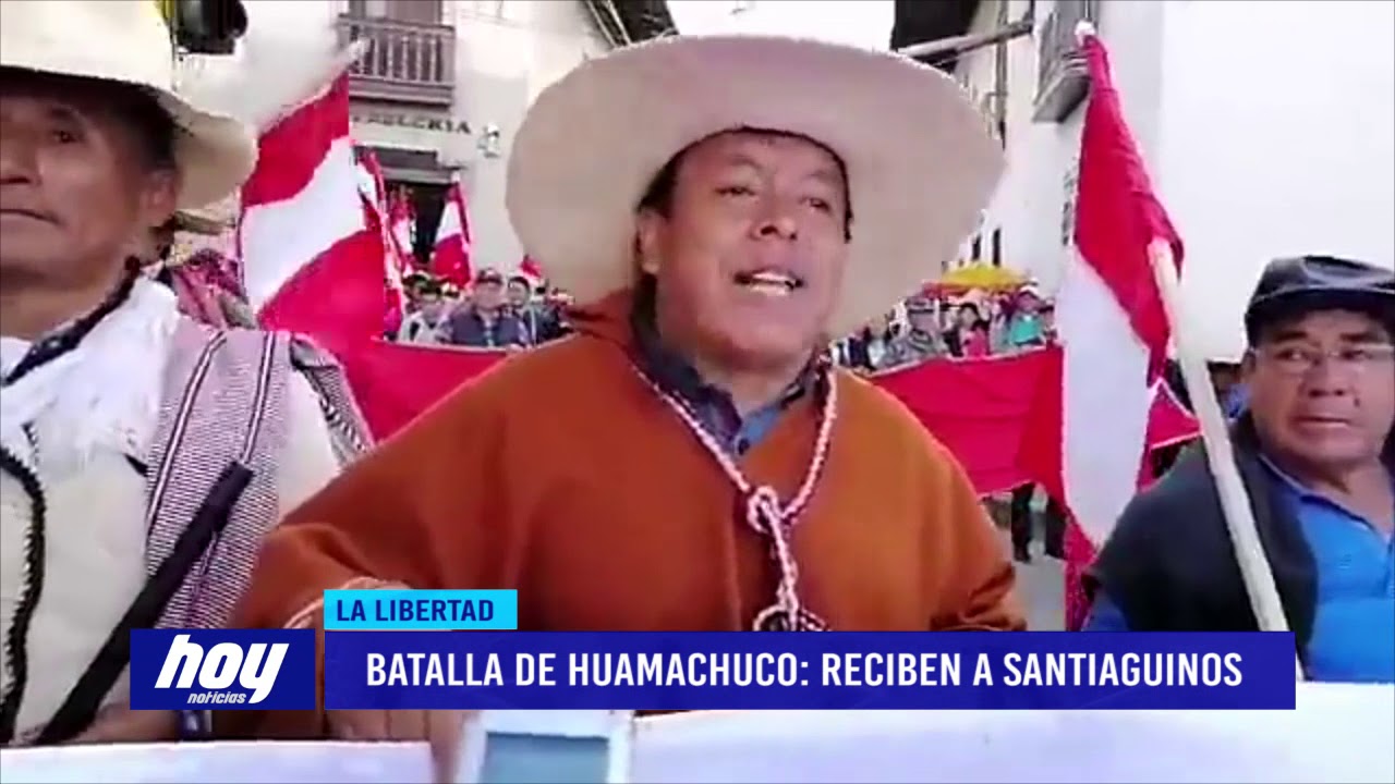 videos peruanos comicos Batalla de Huamachuco: reciben a santiaguinos