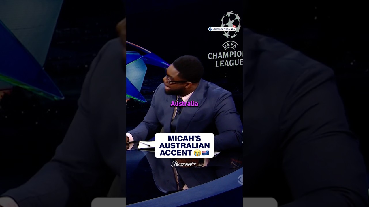 Big Meeks’ Australian accent 😭 | UCL Today | CBS Sports Golazo