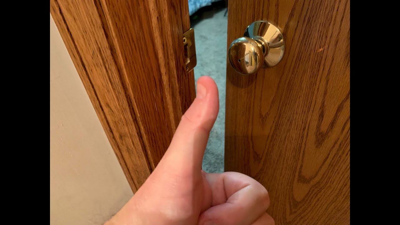HOW TO Fix a Door That Won't Stay Closed #howto #diy #doors #doors # ...