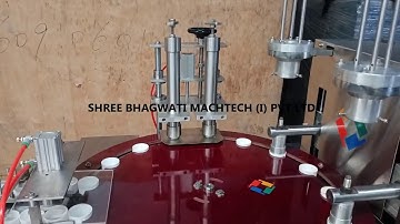 Two Head Wad Inserting Machine, Double Head Cap Wad Lining Machine