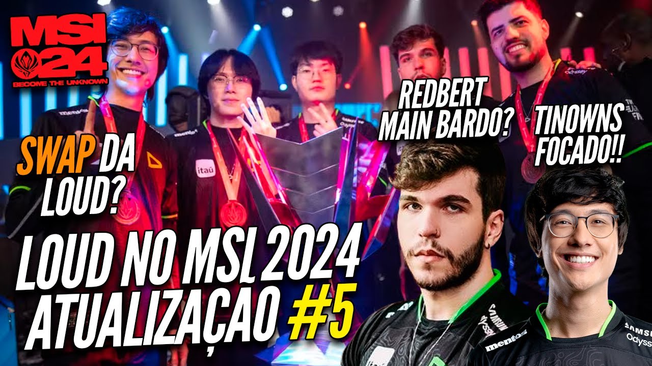 Redbert LOUD TREINANDO PARA o MSI 2024, REDBERT JOGANDO muito DE BARDO, CADE o ...