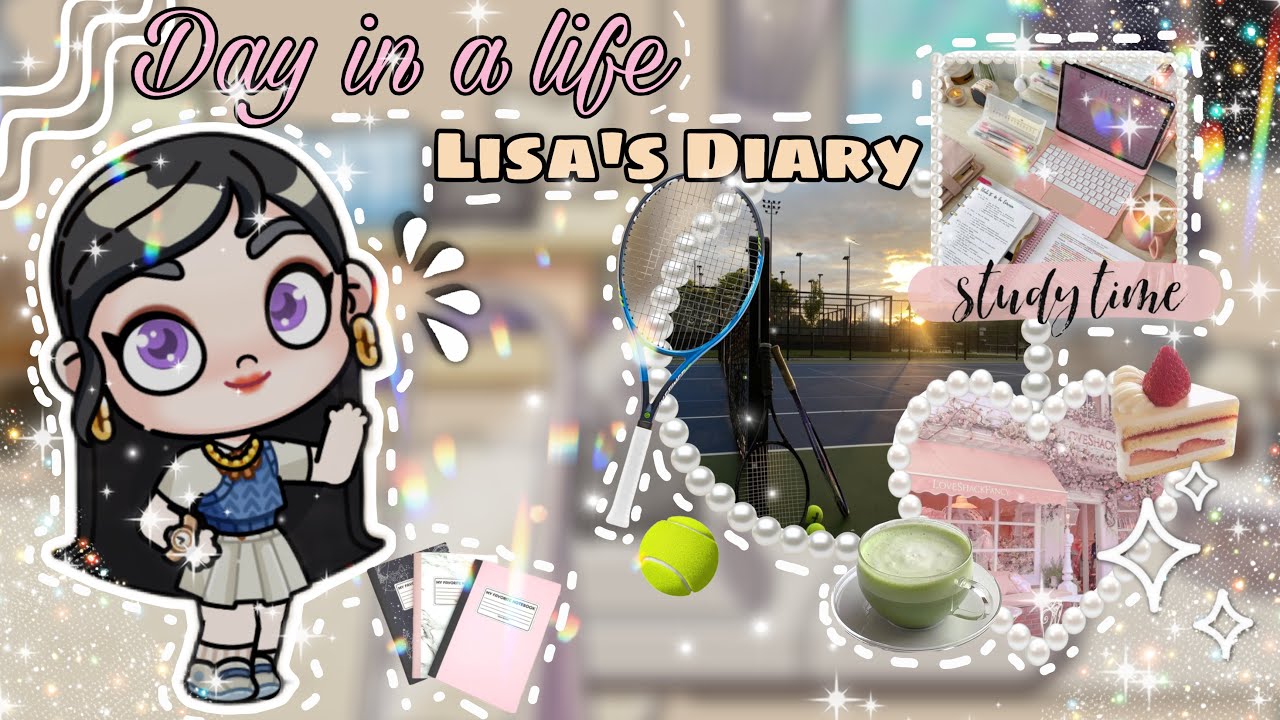 Day in a life as a college student || Lisa’s Diary || @avatarworldbypazu || ASMR 