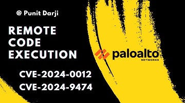 Palo Alto Critical Bug Exploited: CVE-2024-0012 & CVE-2024-9474 | Urgent Patching Required