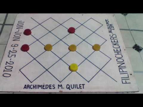 Filipino Checkers - Damang Pinoy Puzzle No. 3