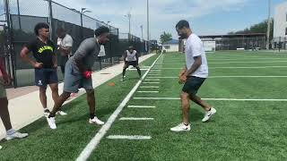 Press Man Drills with Darius Slay | Philadelphia Eagles screenshot 4