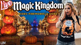 🔴LIVE: From the Magic Kingdom Halloween Fun! Ride POV, Parades, Characters, Shows in Disney World !