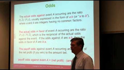MA105 - Lecture XI - Section 4-2: Basic Concepts of Probability - Part II