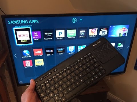 Samsung 50" LED Smart TV with KeyBoard by Logitech  Keyboard and smart hub review by Mr Tims