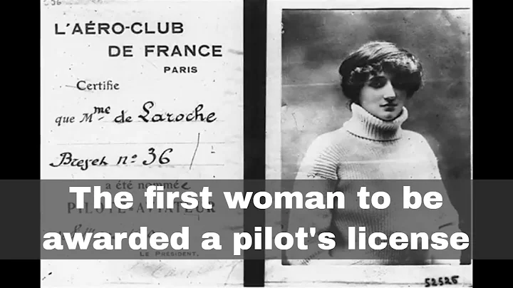 8th March 1910: First woman awarded a pilot's lice...