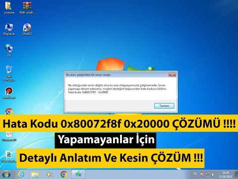 Hata Kodu 0x80072f8f 0x20000 ÇÖZÜMÜ  !!  Error code 0x80072f8f 0x20000 SOLUTION  2022