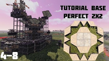 (NEW) BASE 2x2 Tutorial RUST | OPENCORE & 4 BUNKER