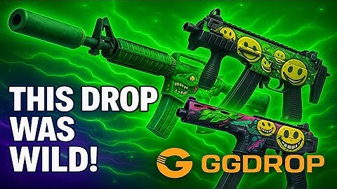 CS2 Case Opening | I Got M4A1-S Amphorosaur-S and MP7 Just Smile Skins at GGDrop