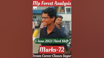 Mp Forest Guard 05 June 2023 Analysis || Mp Forest jail prahari, Vanrakshak 05 June Analysis forest
