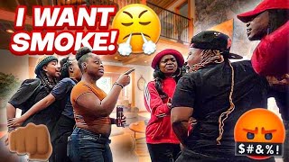 TOOT AND ROYALTY FIGHT ON CAMERA | BINKS DIDN'T SEE THIS COMING *FIGHT IN FRONT OF FRIENDS PRANK*