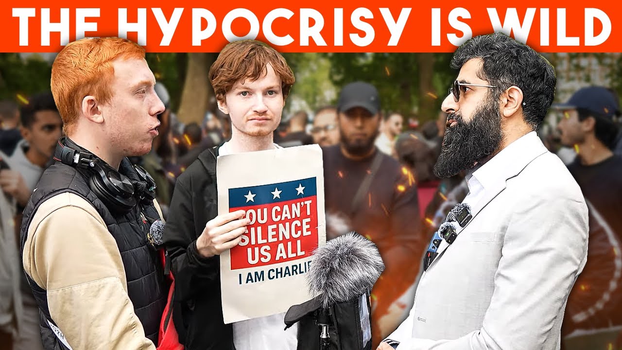 Muslim vs. 2 Teenagers Who Idolize Tommy Robinson & Charlie Kirk | Speakers Corner