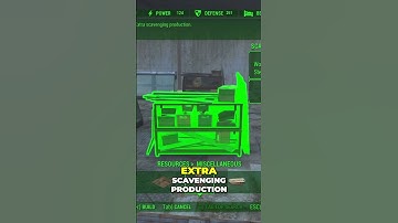 Maximize Material Collection with Scavenging Stations in Fallout 4! #fallout4shorts