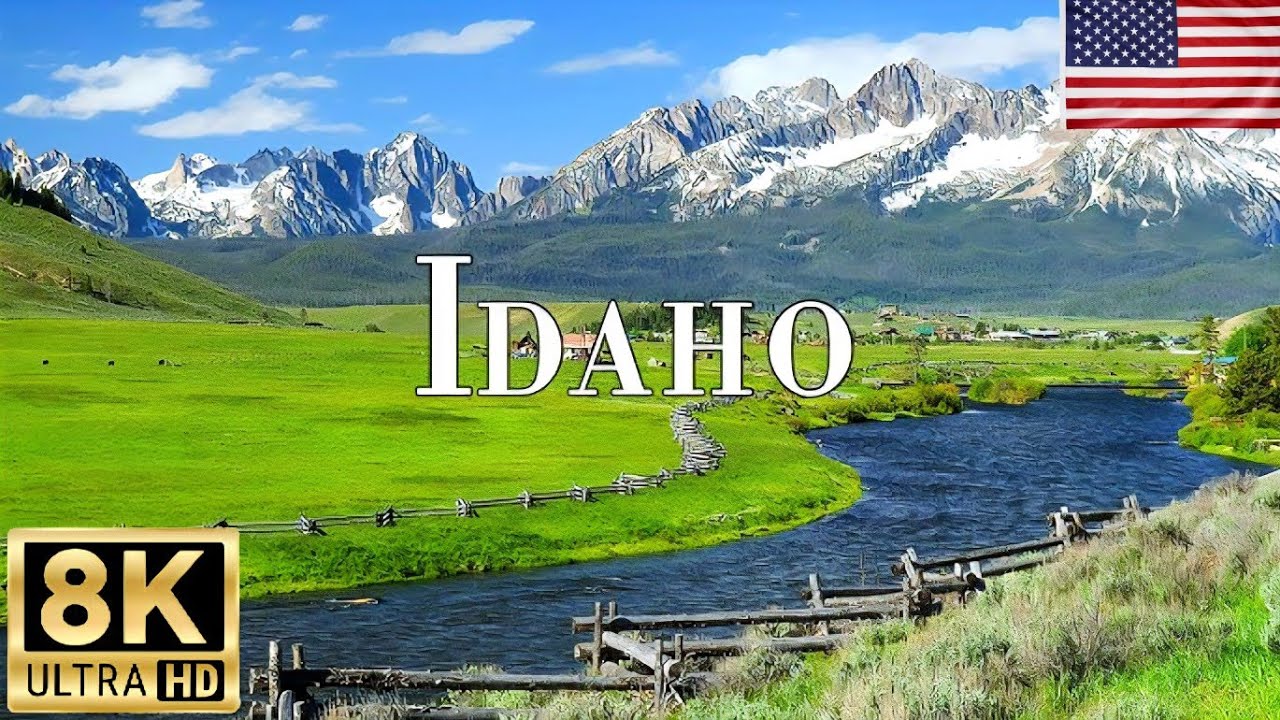 [8K] Discover Idaho🇺🇸 | Stunning Cinematic 8k Drone Tour