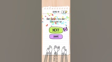 Brain Test Level 97 Help me catch that rabbit Answer