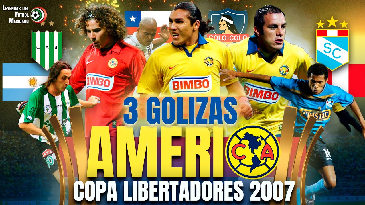 VERSIÓN MIEMBROS 👉 3 GOLEADAS que el AMÉRICA le CLAVÓ a SUDAMÉRICA ⚽ ...