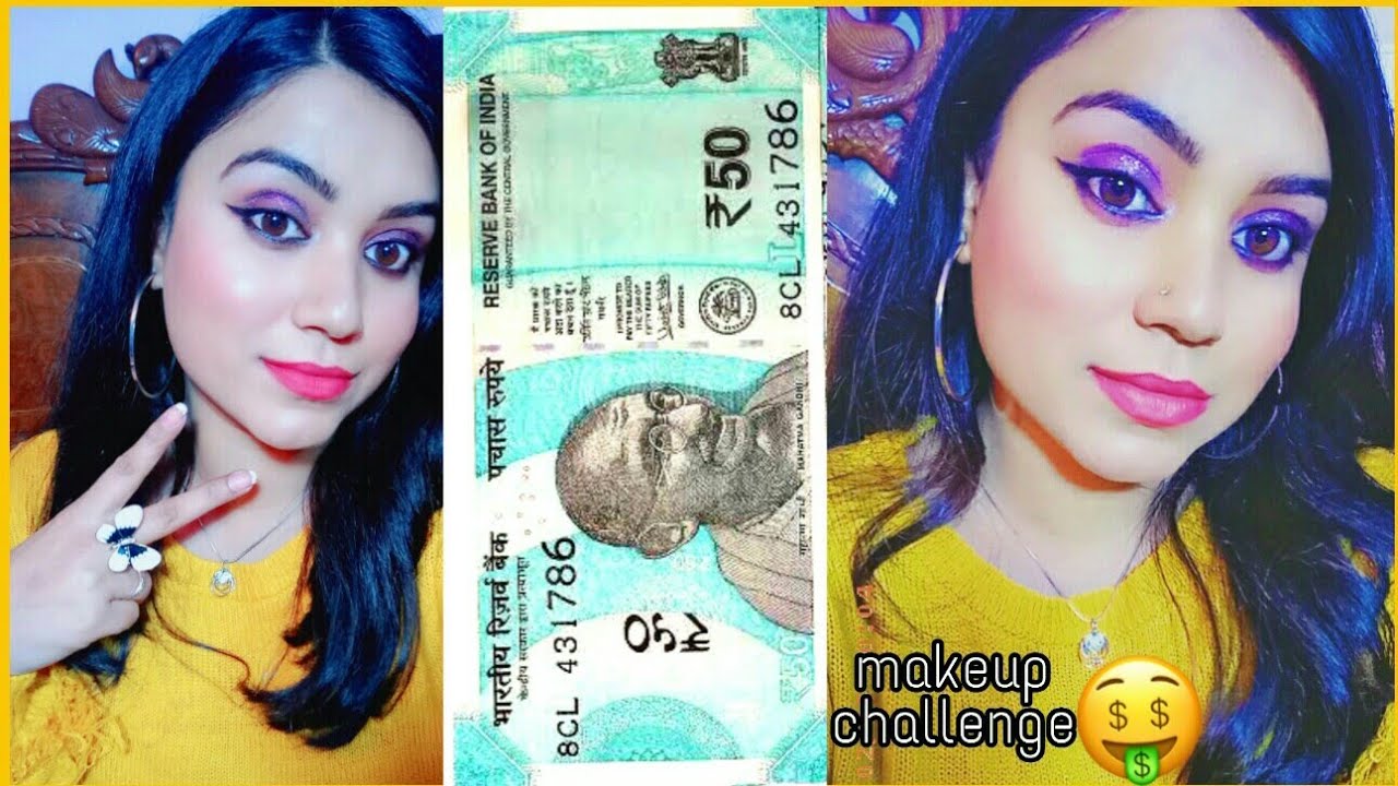 Makeup Challenge Under 50 Rupees 😥🙈 Hit or Miss?? Affordable Party