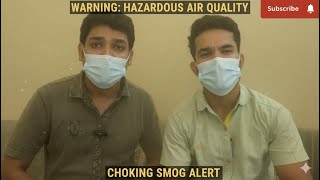 IMMEDIATE ALERT: Choking Smog Hits Delhi- Air Quality Index is HAZARDOUS- जहरीली हवा या गैस चैम्बर