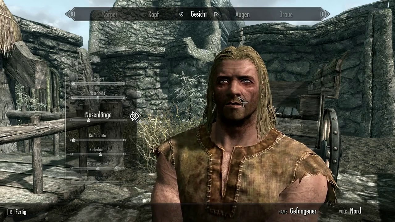 Let's Play and Learn German Skyrim #01