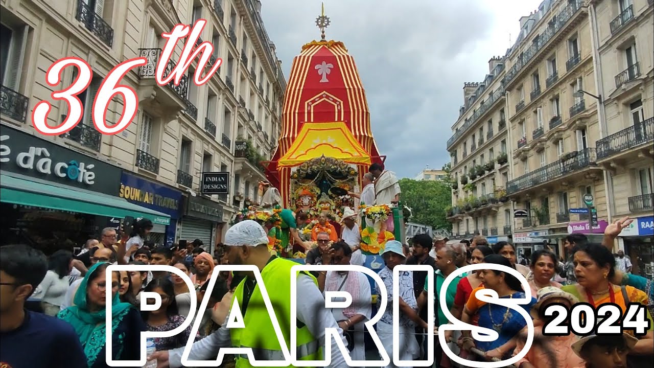 Ratha Yatra PARIS 2024, Jagannath Ratha Yatra 2024 #rathayatra #rathayatra2024