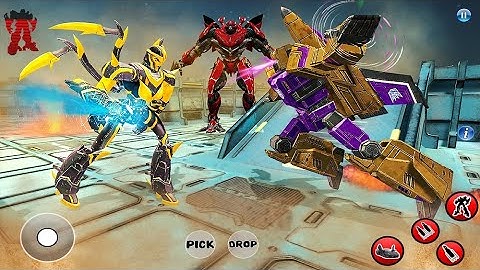 Robot Car Transform Crime City - Android Gameplay