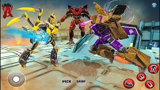 Robot Car Transform Crime City - Android Gameplay screenshot 2