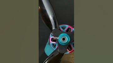 Do folding props accelerate slower?