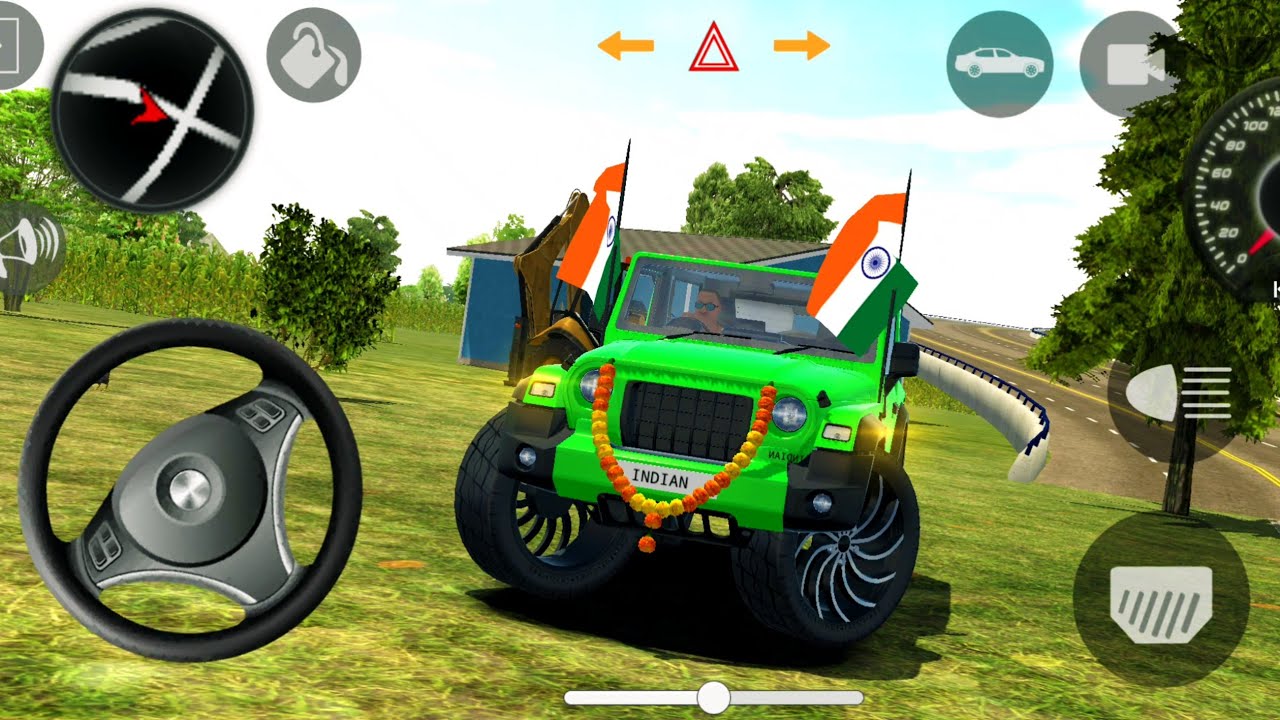 Dollar Song Modified Mahinder green 💚 Thar😈 || Indian Car Simulator 3D || Android GamePlay part 1✔️