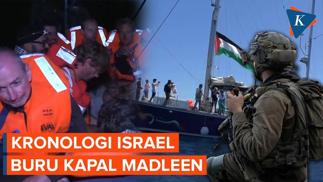 Kronologi Israel Buntuti Kapal Medleen dan Tangkap Greta Thunberg