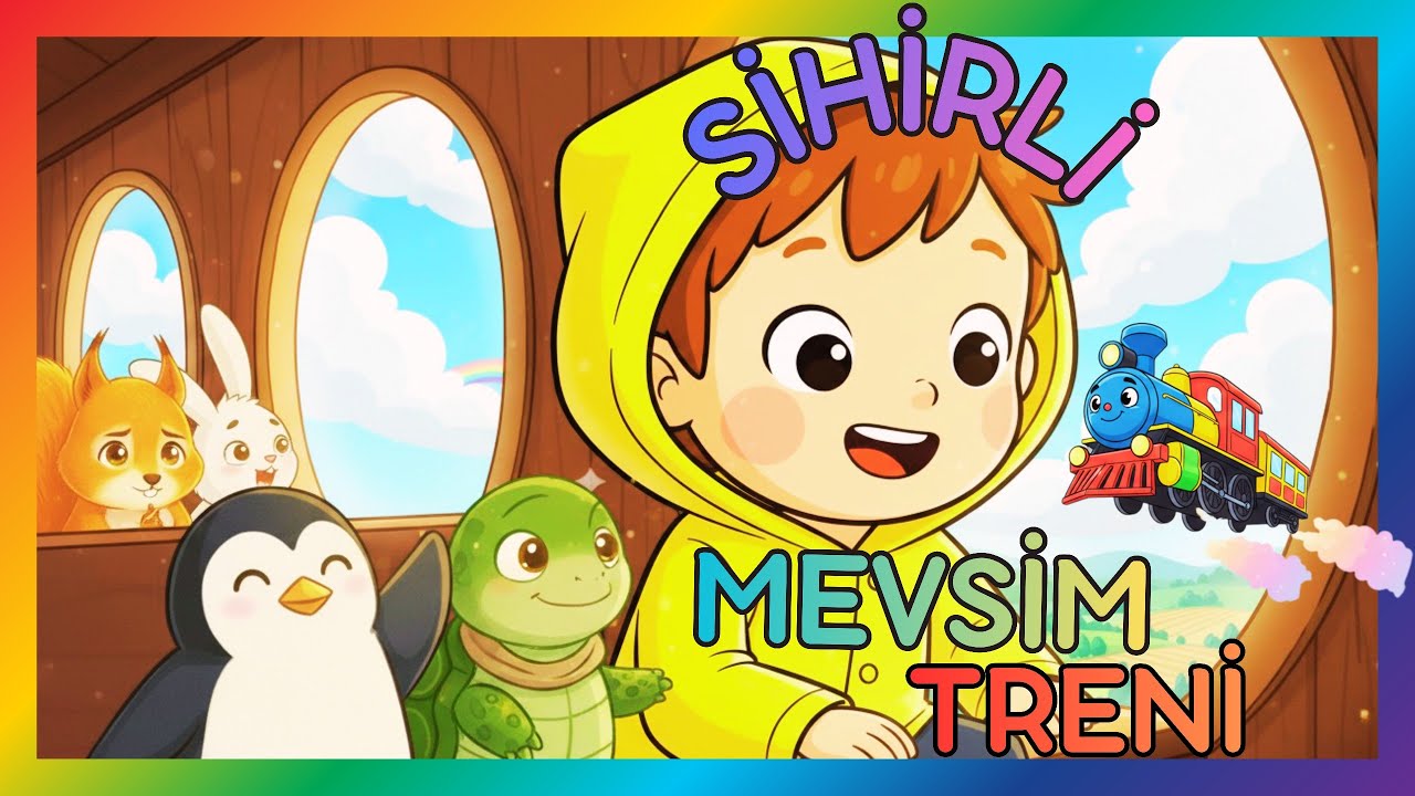 SİHİRLİ MEVSİM TRENİ! | Mevsimler Masalı | Çocuk Masalı | Okul Öncesi Hikaye | Eğitici Çocuk Videosu