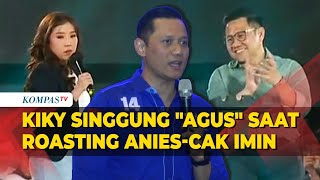 Aksi Kiky Singgung Nama 'Agus' saat Roasting Anies-Cak Imin