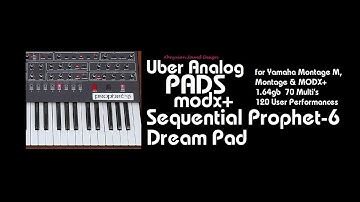 Sequential Prophet-6 Dream Pad Yamaha Montage Uber Analog Pads MODX+ Sample Pack