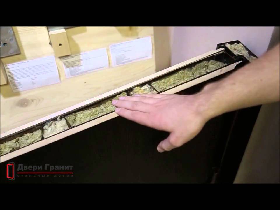 Конструкция двери Гранит в разрезе. - YouTube
