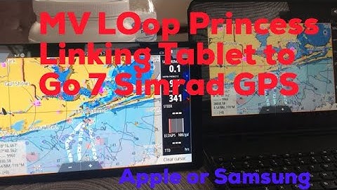 How to Connect Simrad GPS to iPad or iPhone