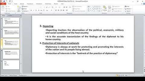 FUNCTIONS OF DIPLOMACY