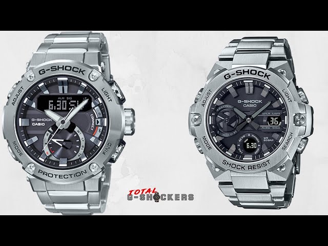 Casio G-Shock G-STEEL GSTB200D-1A vs G-Shock GSTB400D-1A - YouTube