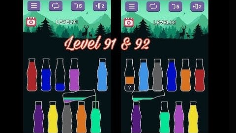 Water Sort Puzzle || Level 91 and 92 || #solution #guide