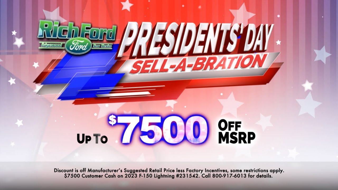 Rich Ford Edgewood 2024 Presidents Day 2 YouTube