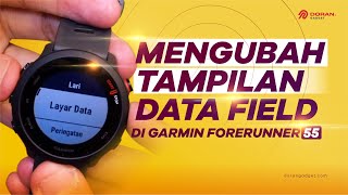 Garmin Forerunner 55 - How to Change the Data Field Display in the Sports App screenshot 1