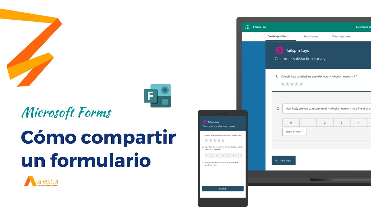 Cómo compartir un formulario de MS FORMS YouTube