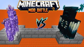 Amethyst Golem vs All Minecraft Mobs in minecraft battle - Warden -  Ferrous Wroughtnaut