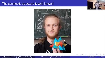 J. Czartowski (JU): Mixed-State Designs and Isoentangled Mutually Unbiased Bases