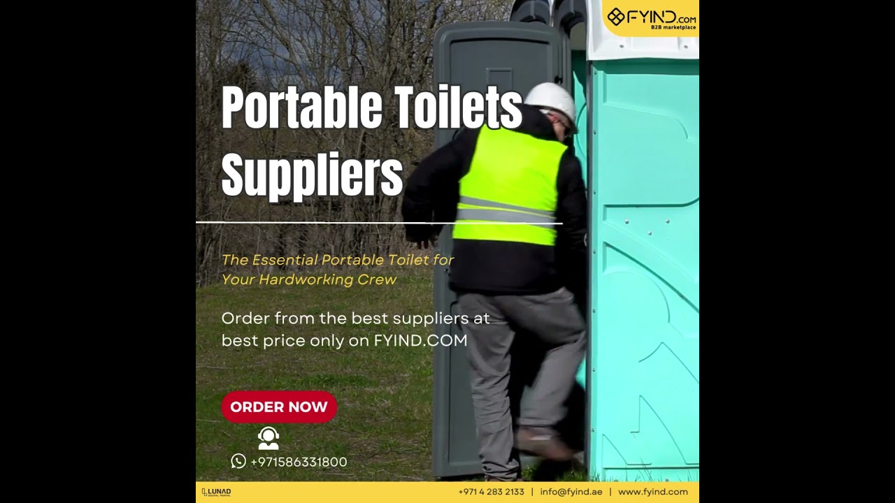 Portable Toilets for Construction Site. Order Now on FYIND.COM