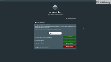 Wavemaker Project and Database guide