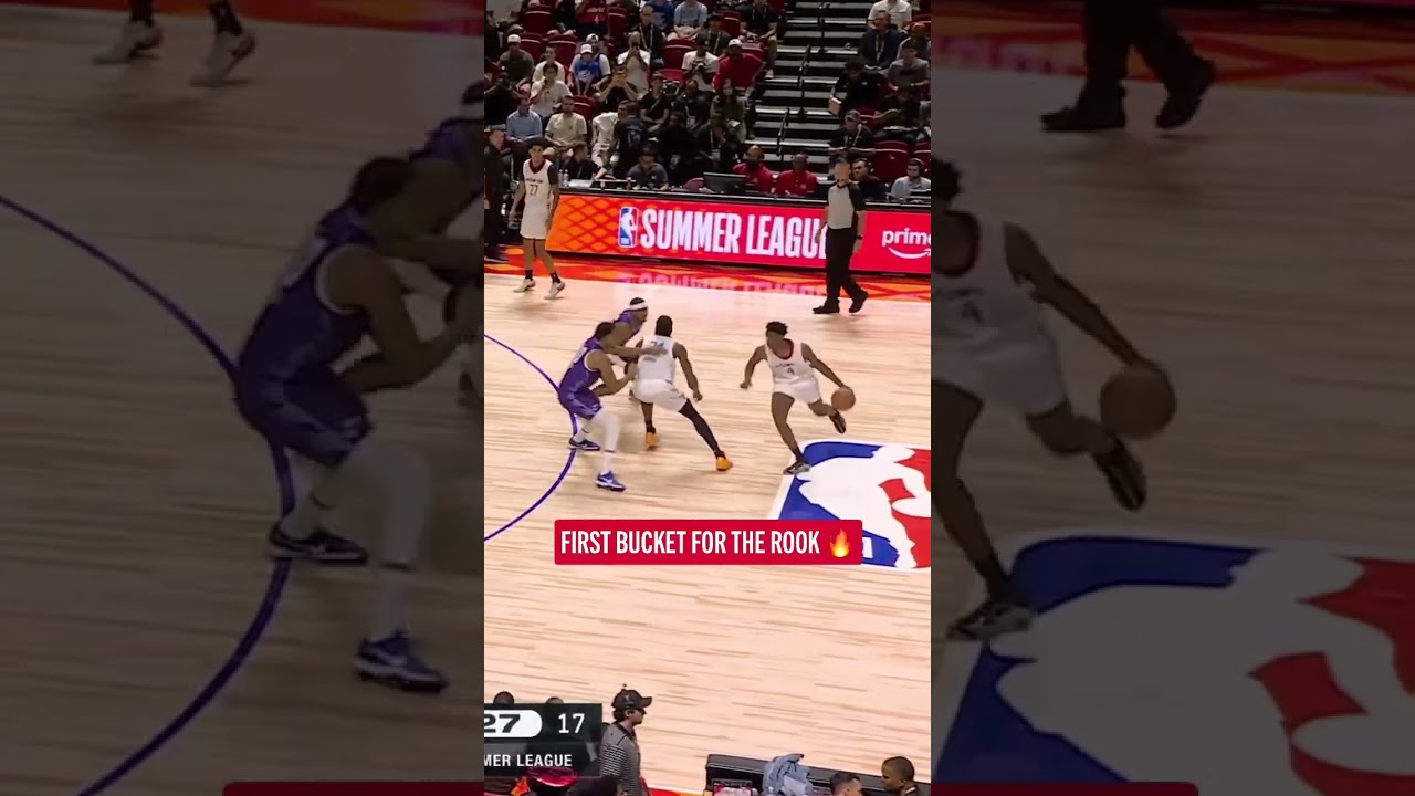 AJ Dybantsa's First Bucket  #washingtonwizards #nba #basketball