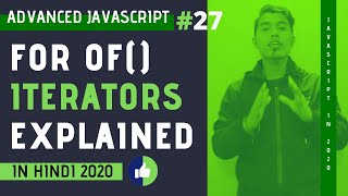Iterators in JavaScript in Hindi | For Of Loop in JavaScript in Hindi in 2020