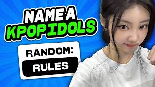 NAME A KPOP IDOLS, RANDOM RULES ⭐| Kpop Quiz screenshot 3